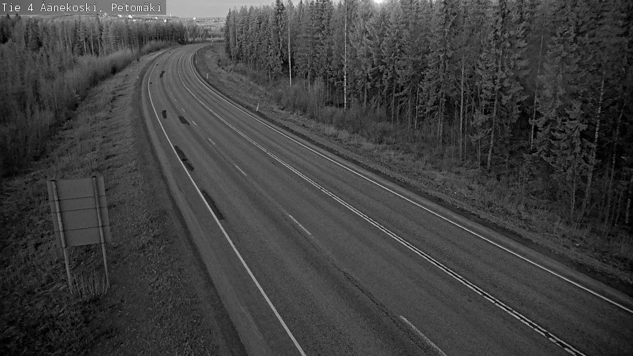 Weather Camera Image Road 4 Äänekoski. PetomäkiPetomäki, Äänekoski, Keski-Suomi