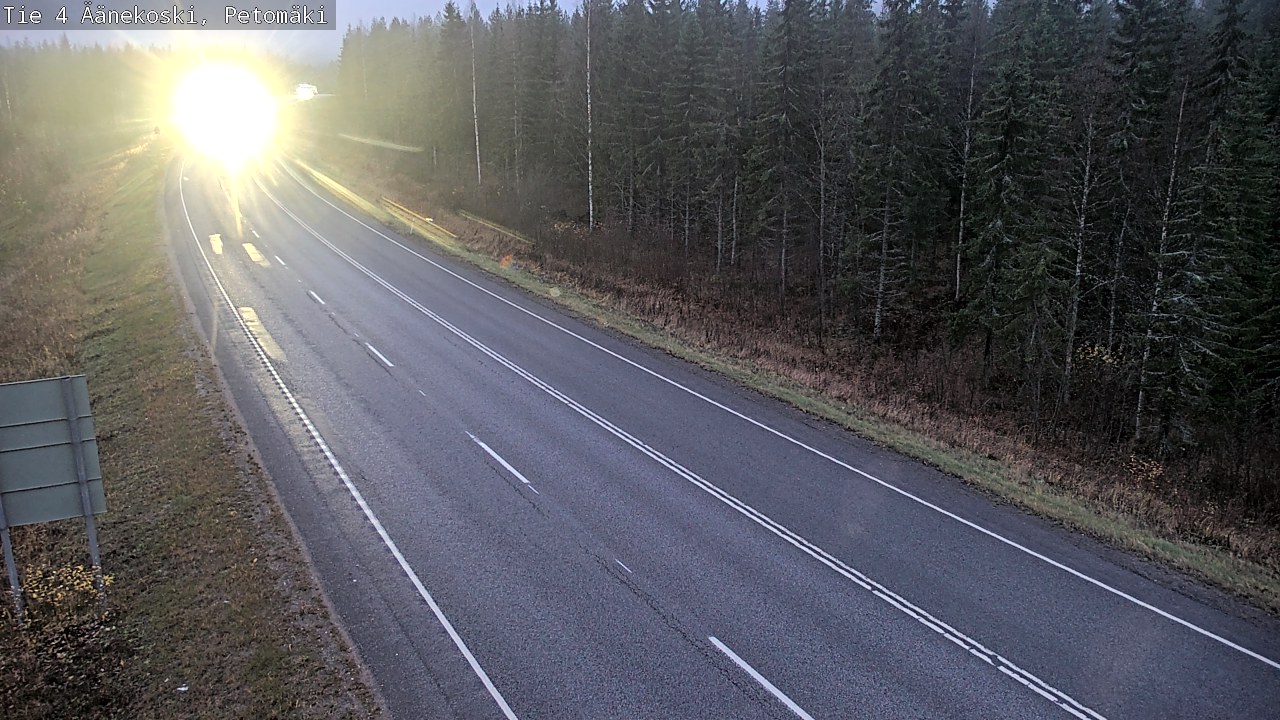 Kelikamerat Kuva Tie 4 Äänekoski. Petomäki, Äänekoski, Keski-Suomi