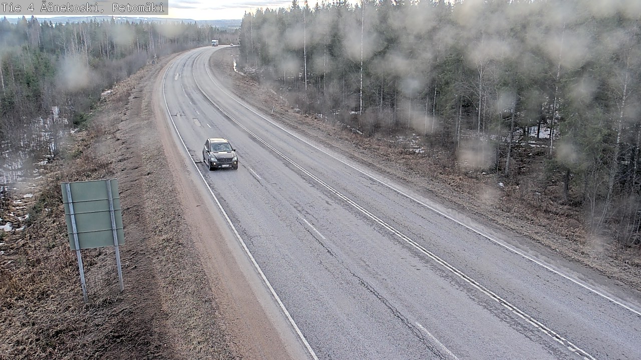 Weather Camera Image Road 4 Äänekoski. PetomäkiPetomäki, Äänekoski, Keski-Suomi