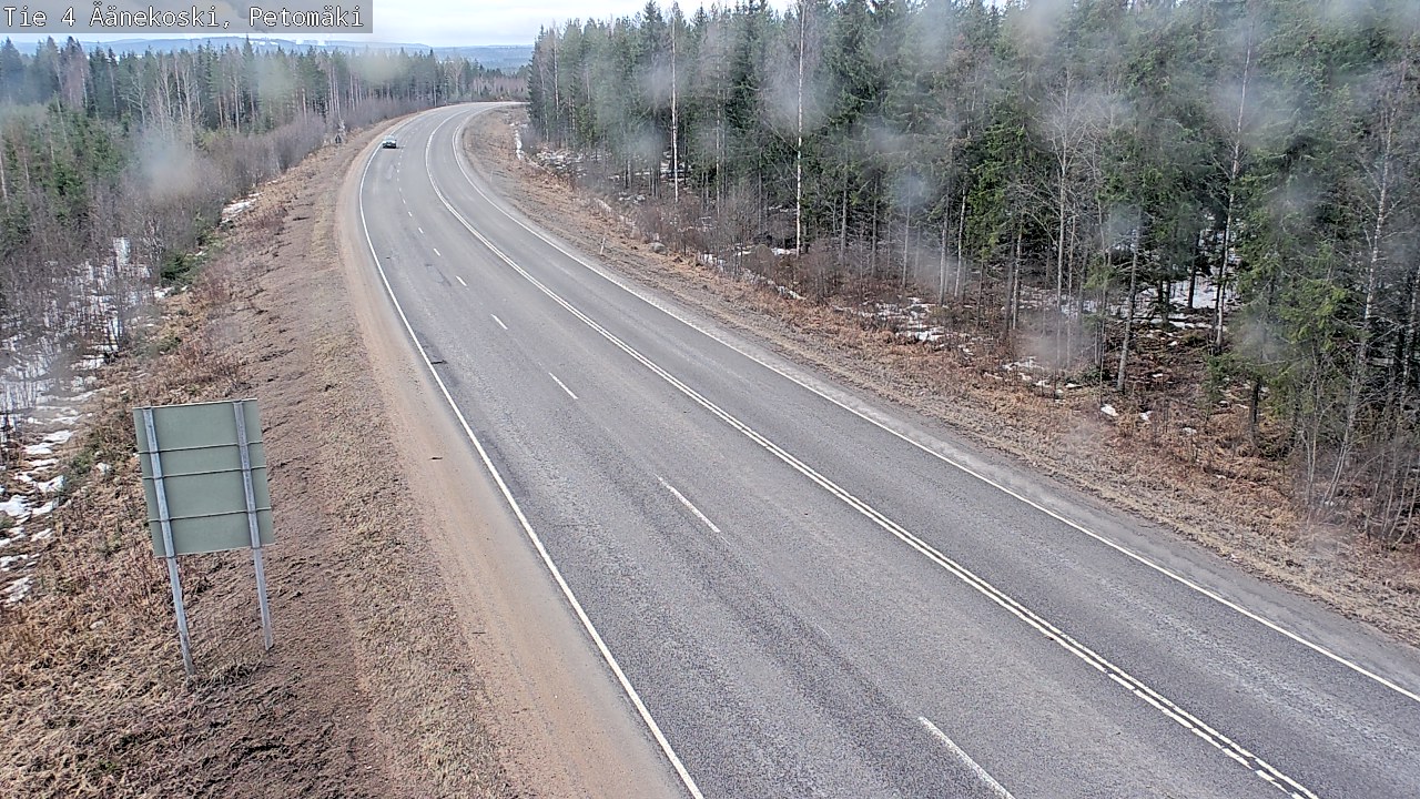 Weather Camera Image Road 4 Äänekoski. PetomäkiPetomäki, Äänekoski, Keski-Suomi