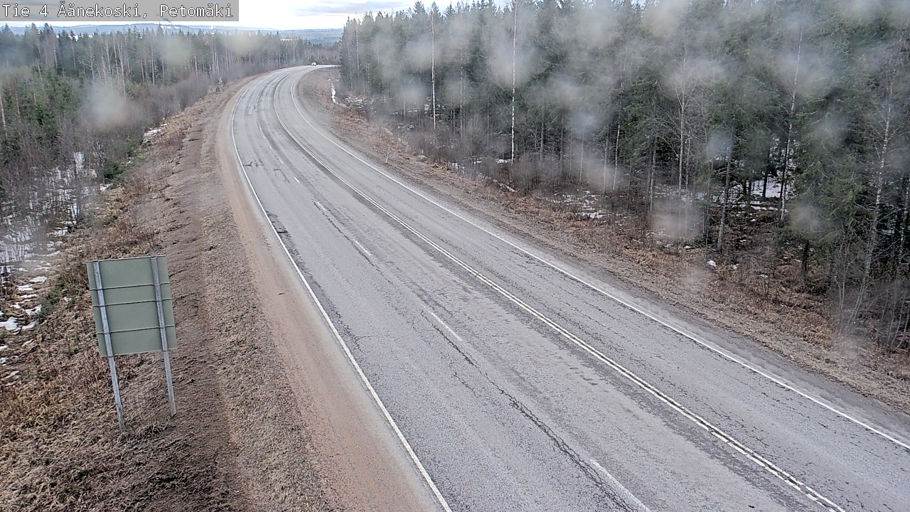 Weather Camera Image Road 4 Äänekoski. PetomäkiPetomäki, Äänekoski, Keski-Suomi
