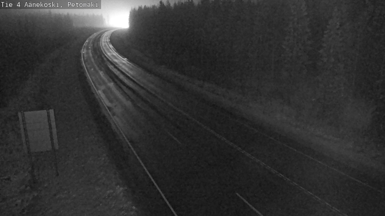 Weather Camera Image Road 4 Äänekoski. PetomäkiPetomäki, Äänekoski, Keski-Suomi