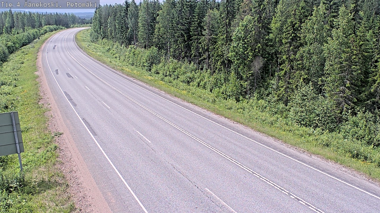 Kelikamerat Kuva Tie 4 Äänekoski. Petomäki, Äänekoski, Keski-Suomi
