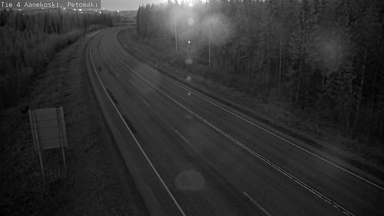 Weather Camera Image Road 4 Äänekoski. PetomäkiPetomäki, Äänekoski, Keski-Suomi