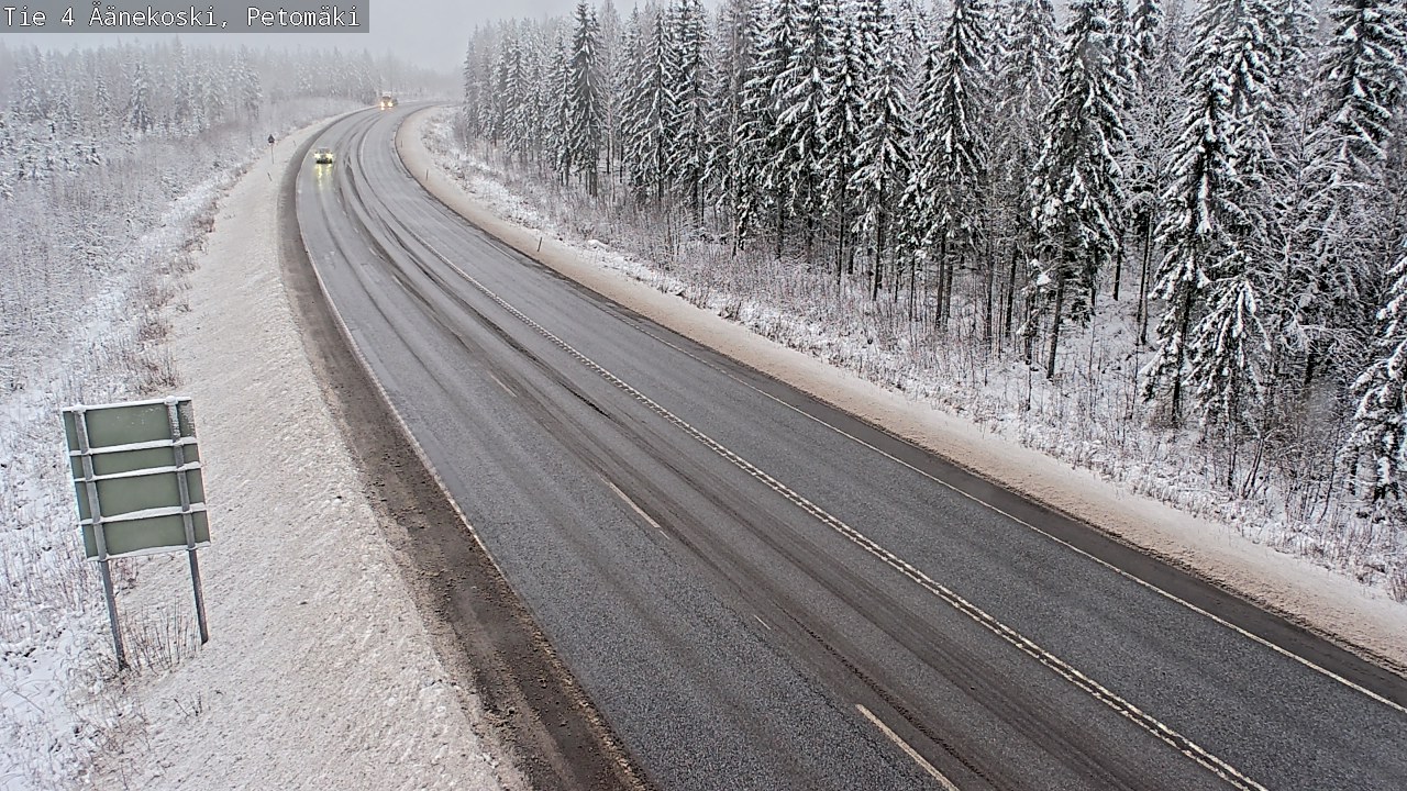 Weather Camera Image Road 4 Äänekoski. PetomäkiPetomäki, Äänekoski, Keski-Suomi