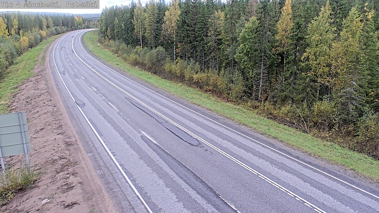 Weather Camera Image Road 4 Äänekoski. PetomäkiPetomäki, Äänekoski, Keski-Suomi