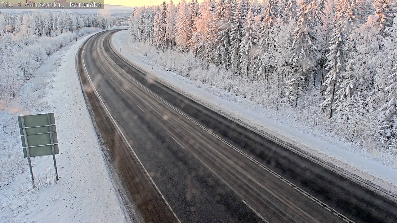 Weather Camera Image Road 4 Äänekoski. PetomäkiPetomäki, Äänekoski, Keski-Suomi