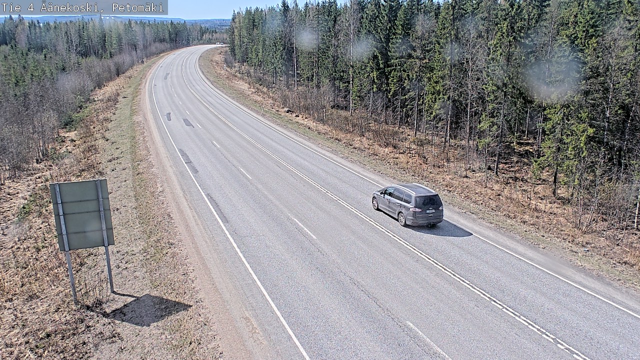 Weather Camera Image Väg 4 Äänekoski. PetomäkiPetomäki, Äänekoski, Keski-Suomi