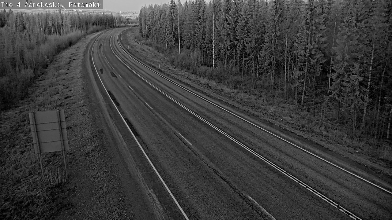 Weather Camera Image Väg 4 Äänekoski. PetomäkiPetomäki, Äänekoski, Keski-Suomi