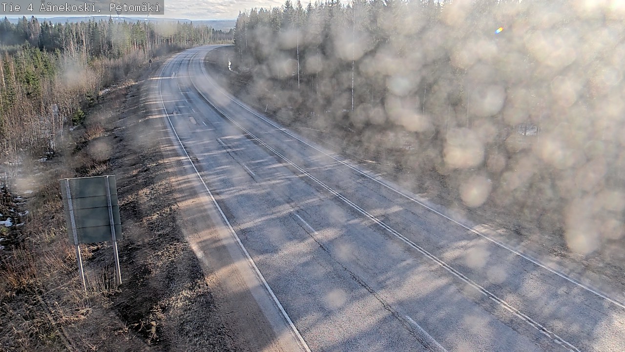 Weather Camera Image Road 4 Äänekoski. PetomäkiPetomäki, Äänekoski, Keski-Suomi