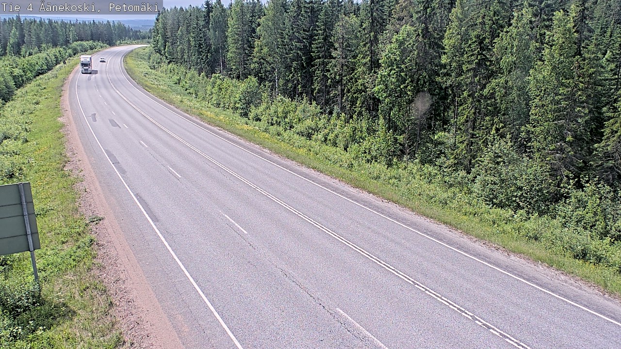 Kelikamerat Kuva Tie 4 Äänekoski. Petomäki, Äänekoski, Keski-Suomi
