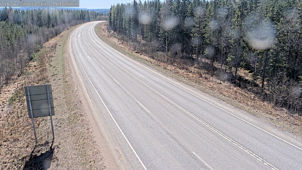 Weather Camera Image Väg 4 Äänekoski. PetomäkiPetomäki, Äänekoski, Keski-Suomi