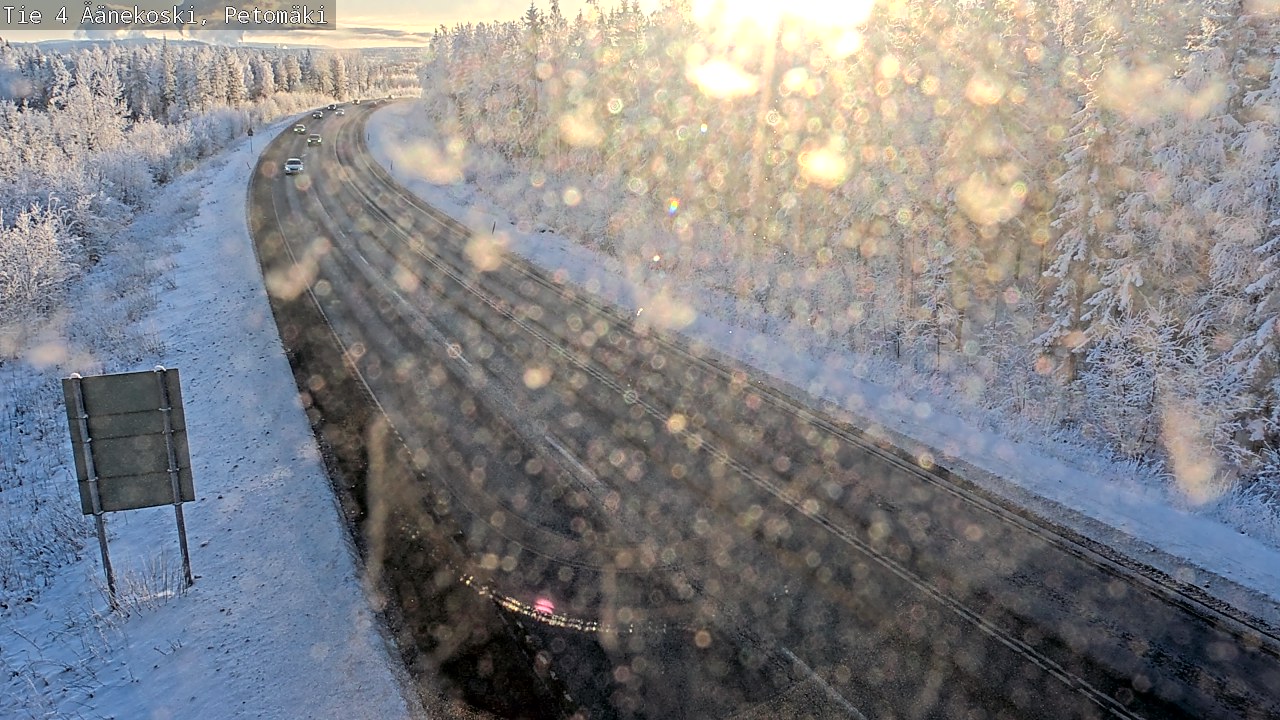 Weather Camera Image Road 4 Äänekoski. PetomäkiPetomäki, Äänekoski, Keski-Suomi