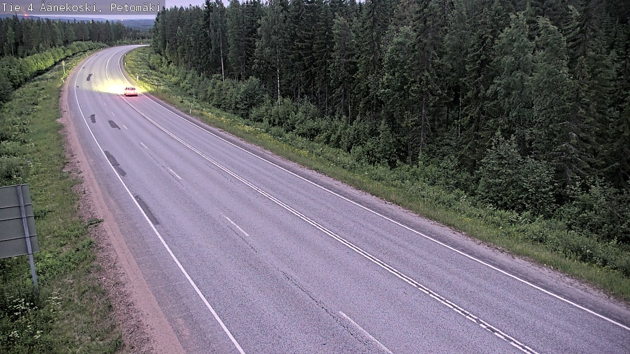 Kelikamerat Kuva Tie 4 Äänekoski. Petomäki, Äänekoski, Keski-Suomi