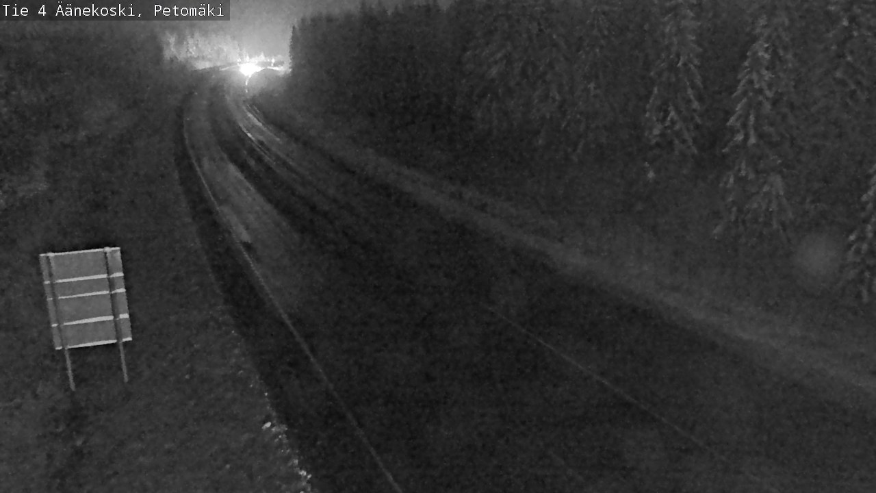 Weather Camera Image Road 4 Äänekoski. PetomäkiPetomäki, Äänekoski, Keski-Suomi