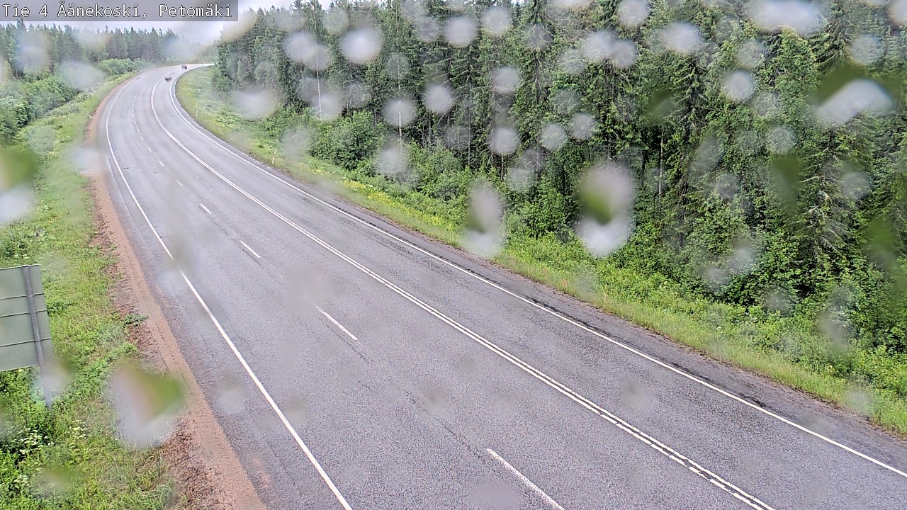 Weather Camera Image Road 4 Äänekoski. PetomäkiPetomäki, Äänekoski, Keski-Suomi