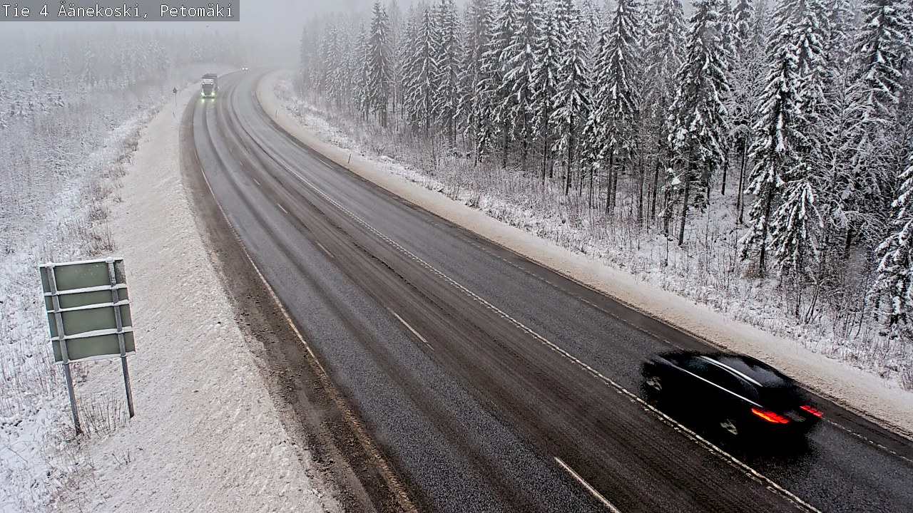 Kelikamerat Kuva Tie 4 Äänekoski. Petomäki, Äänekoski, Keski-Suomi