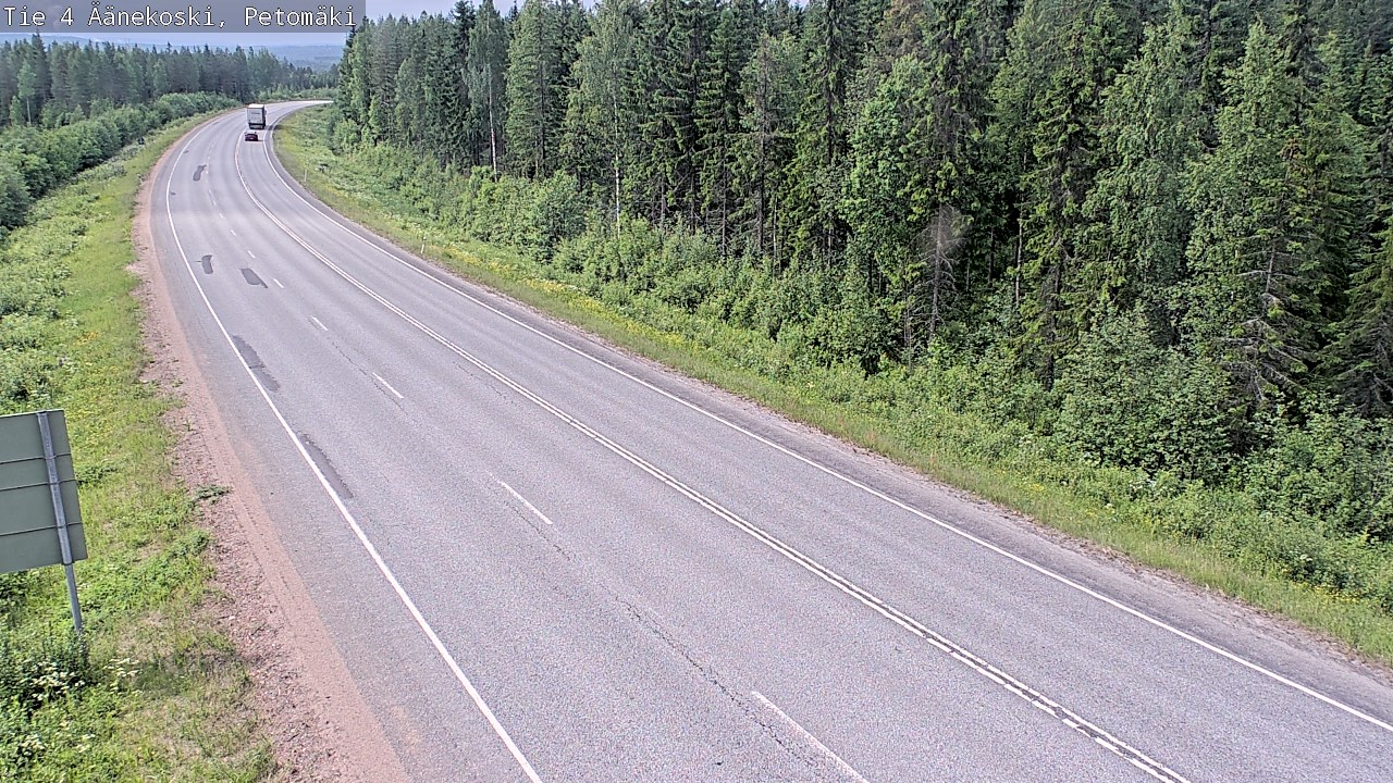 Kelikamerat Kuva Tie 4 Äänekoski. Petomäki, Äänekoski, Keski-Suomi