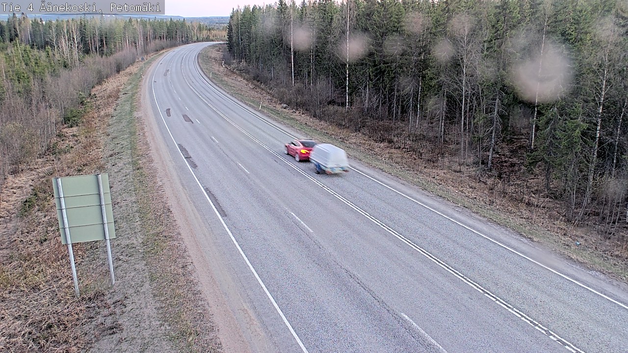 Weather Camera Image Väg 4 Äänekoski. PetomäkiPetomäki, Äänekoski, Keski-Suomi
