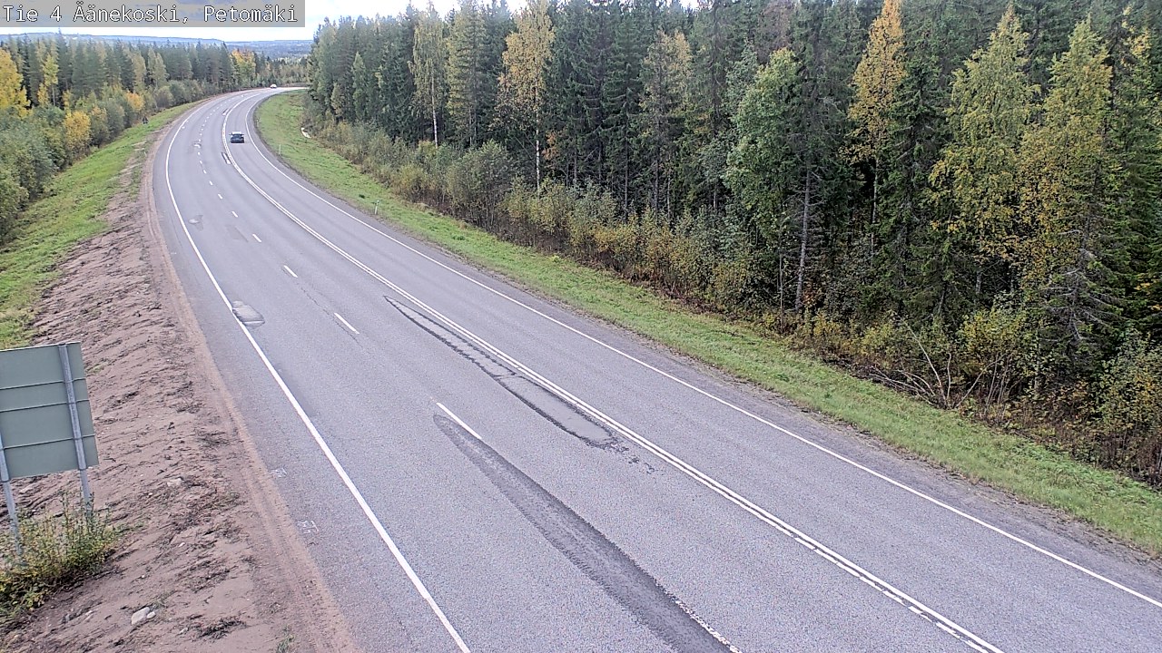 Weather Camera Image Road 4 Äänekoski. PetomäkiPetomäki, Äänekoski, Keski-Suomi