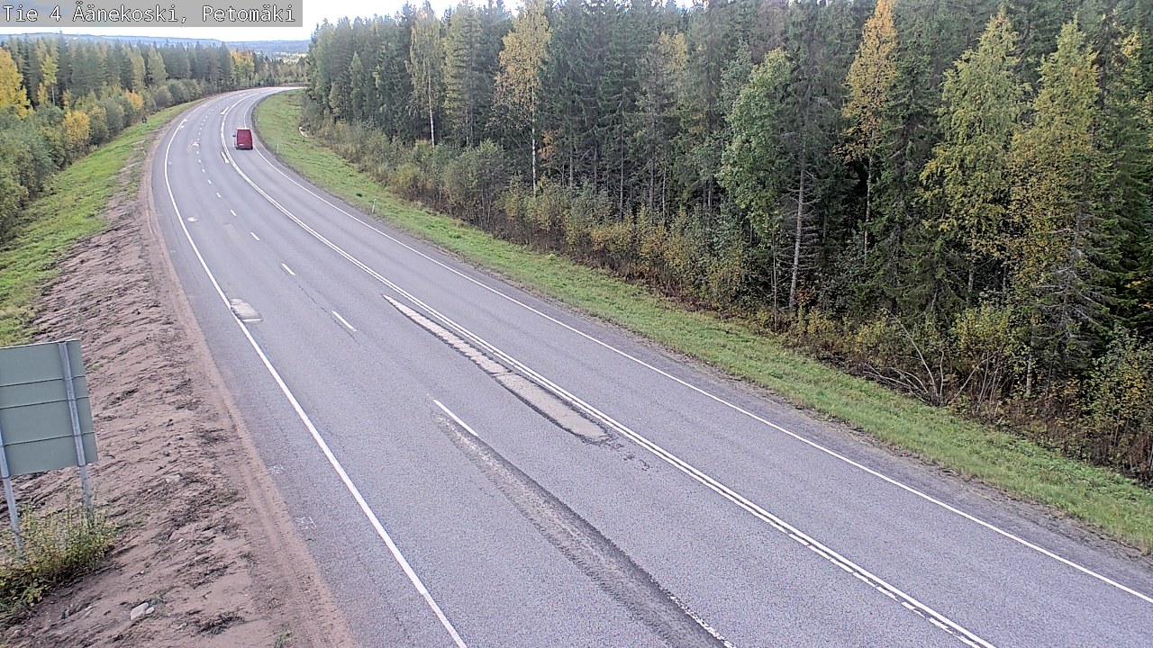 Weather Camera Image Road 4 Äänekoski. PetomäkiPetomäki, Äänekoski, Keski-Suomi