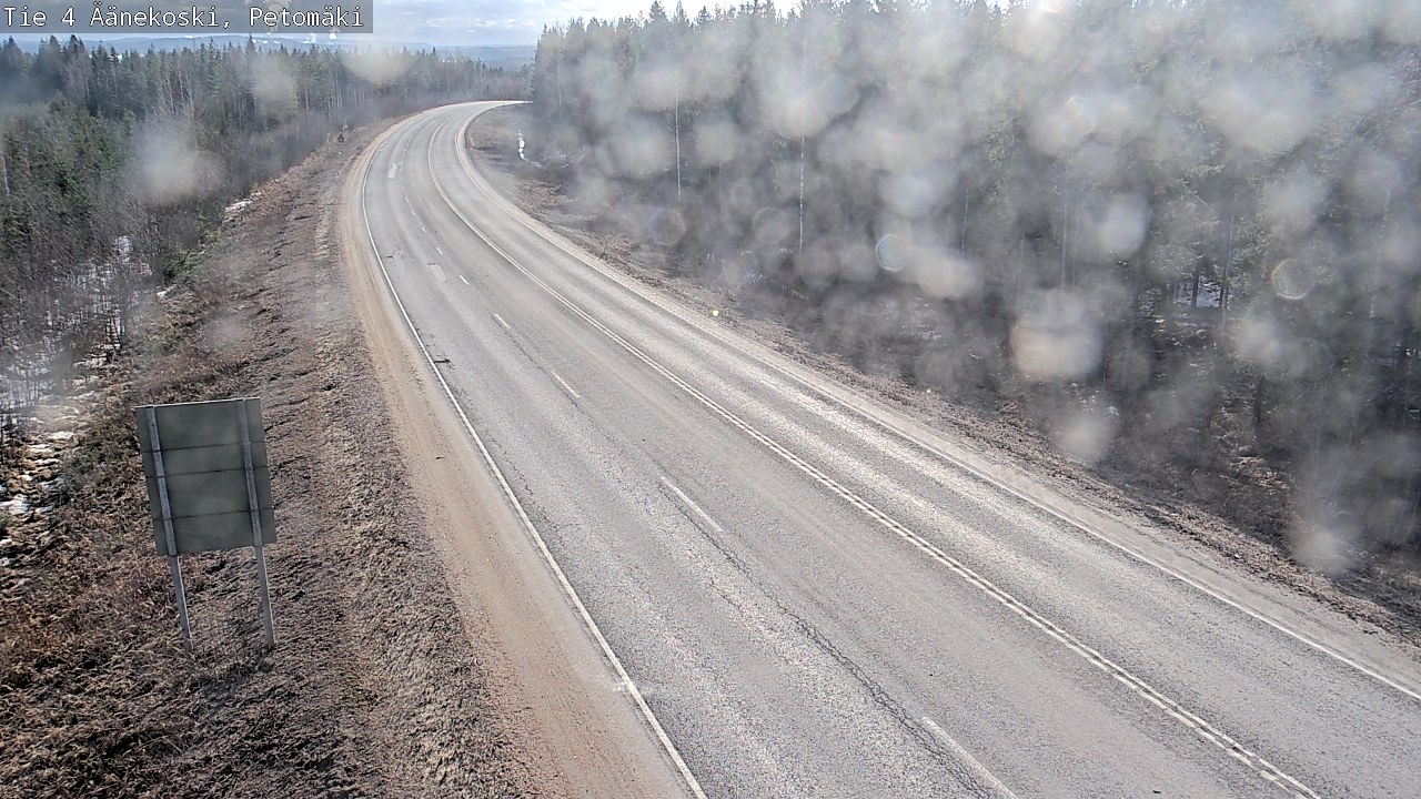 Weather Camera Image Road 4 Äänekoski. PetomäkiPetomäki, Äänekoski, Keski-Suomi