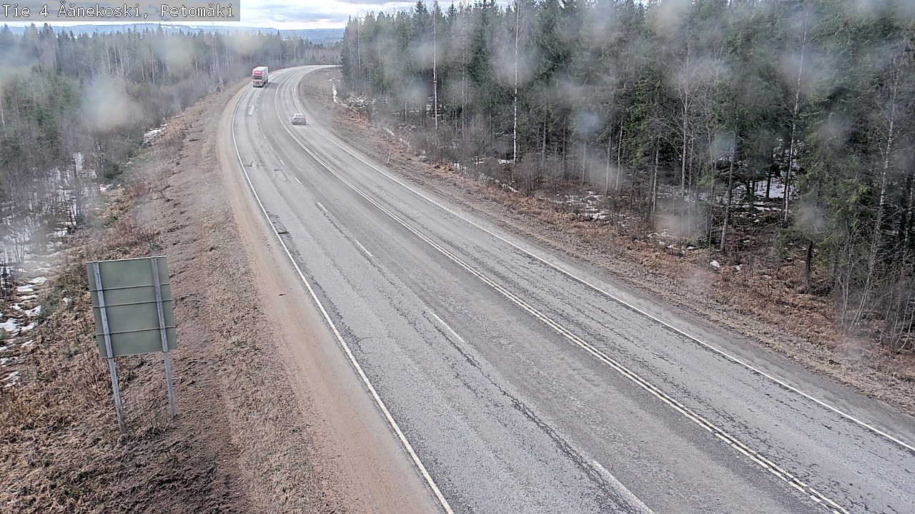 Weather Camera Image Road 4 Äänekoski. PetomäkiPetomäki, Äänekoski, Keski-Suomi