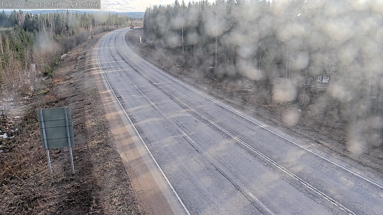 Weather Camera Image Road 4 Äänekoski. PetomäkiPetomäki, Äänekoski, Keski-Suomi