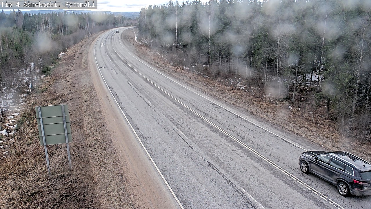 Weather Camera Image Road 4 Äänekoski. PetomäkiPetomäki, Äänekoski, Keski-Suomi