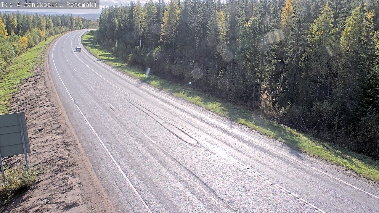 Kelikamerat Kuva Tie 4 Äänekoski. Petomäki, Äänekoski, Keski-Suomi