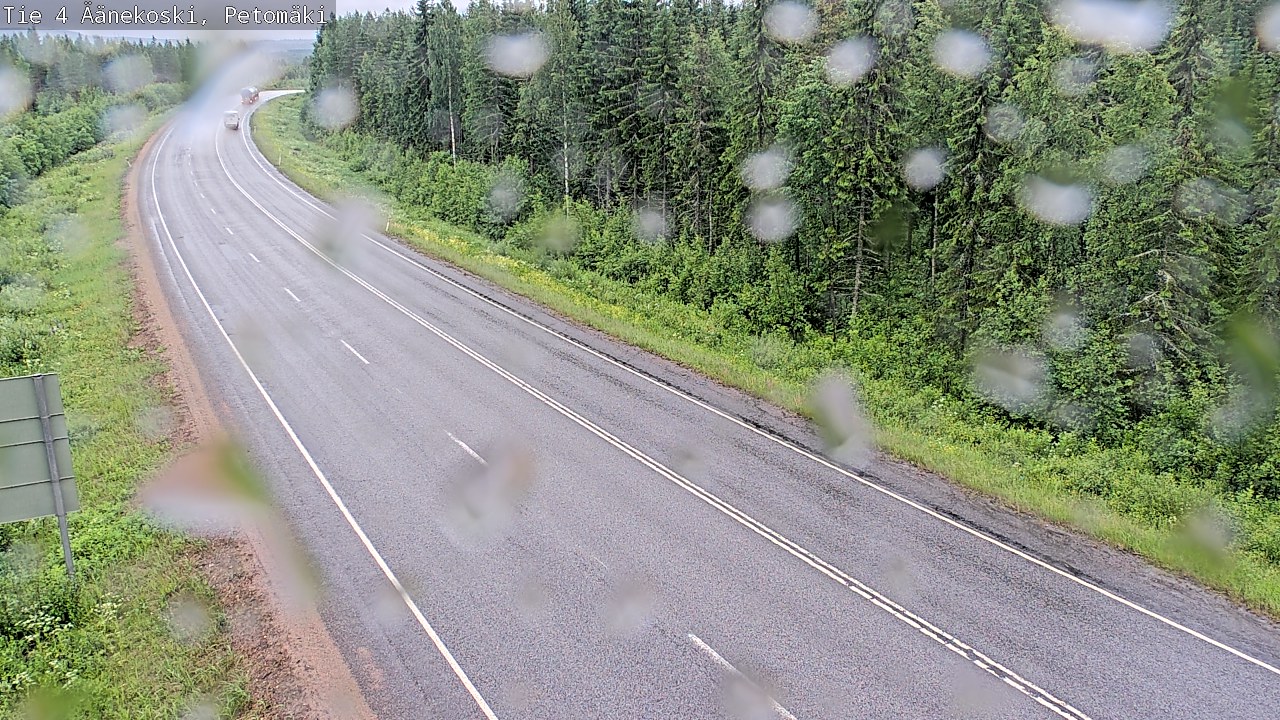 Weather Camera Image Väg 4 Äänekoski. PetomäkiPetomäki, Äänekoski, Keski-Suomi
