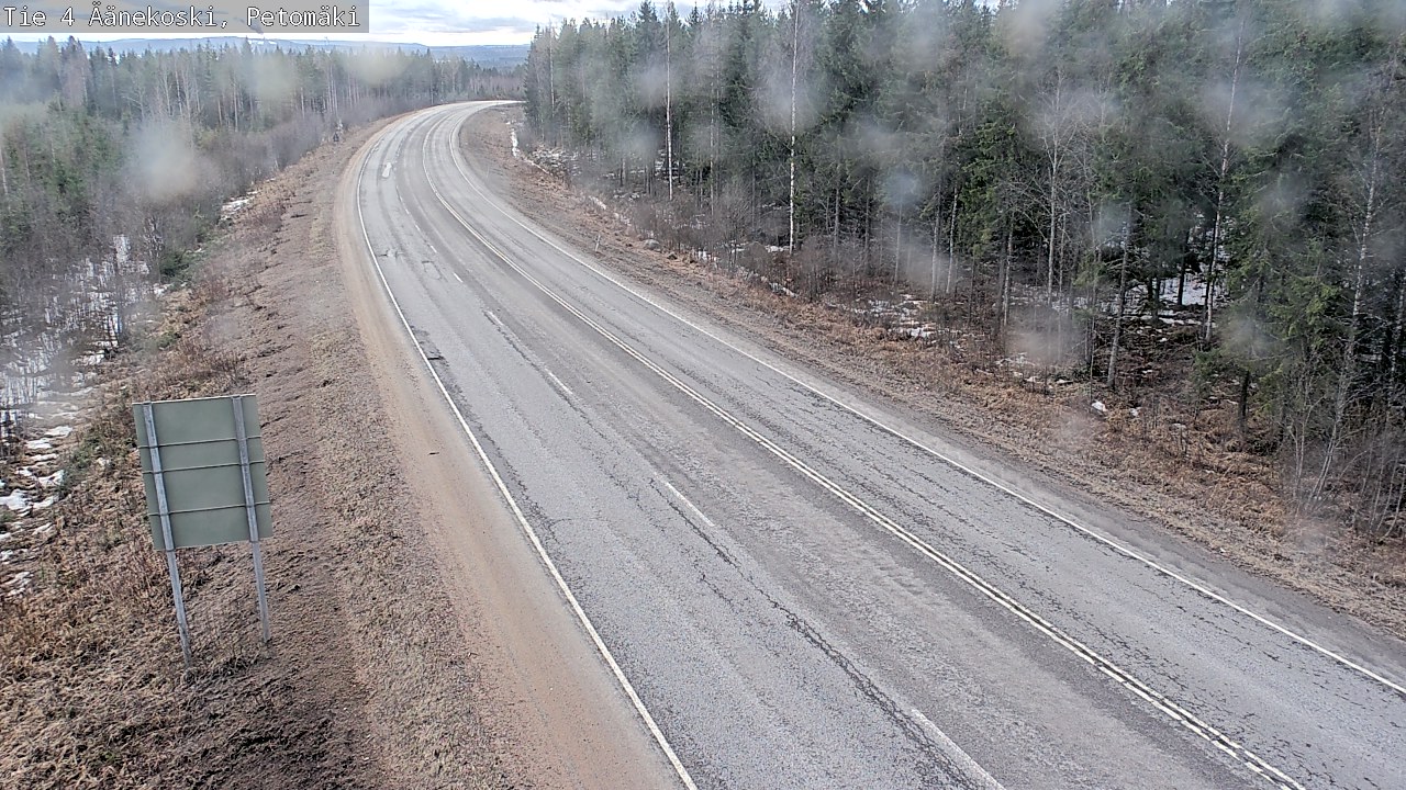 Weather Camera Image Road 4 Äänekoski. PetomäkiPetomäki, Äänekoski, Keski-Suomi