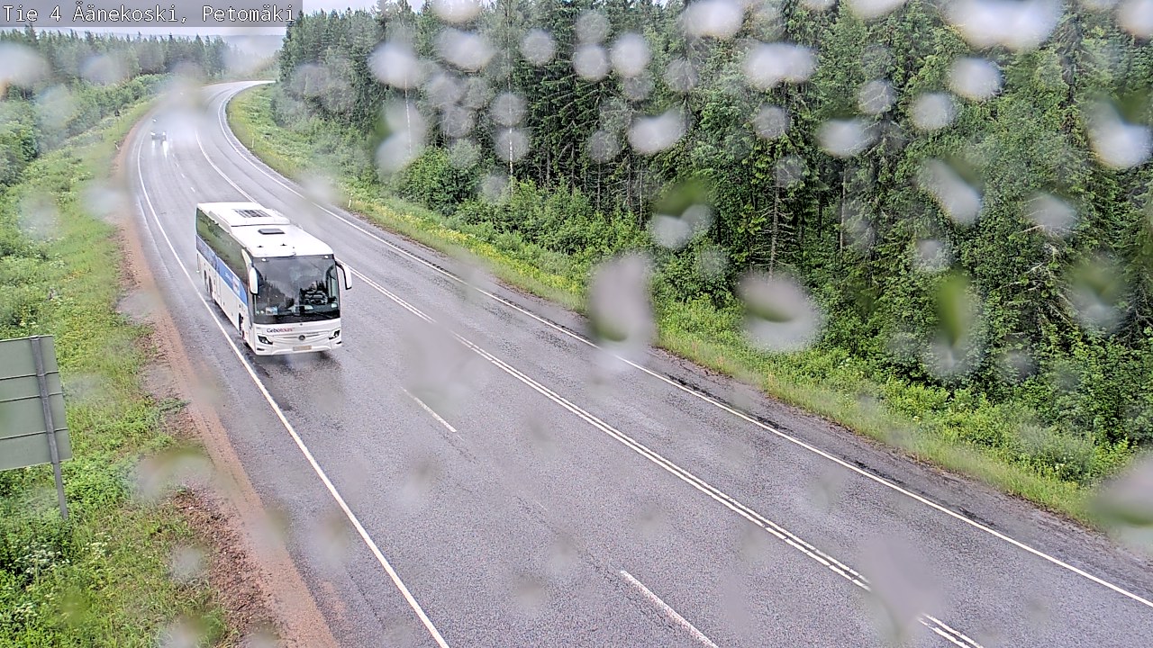 Weather Camera Image Väg 4 Äänekoski. PetomäkiPetomäki, Äänekoski, Keski-Suomi