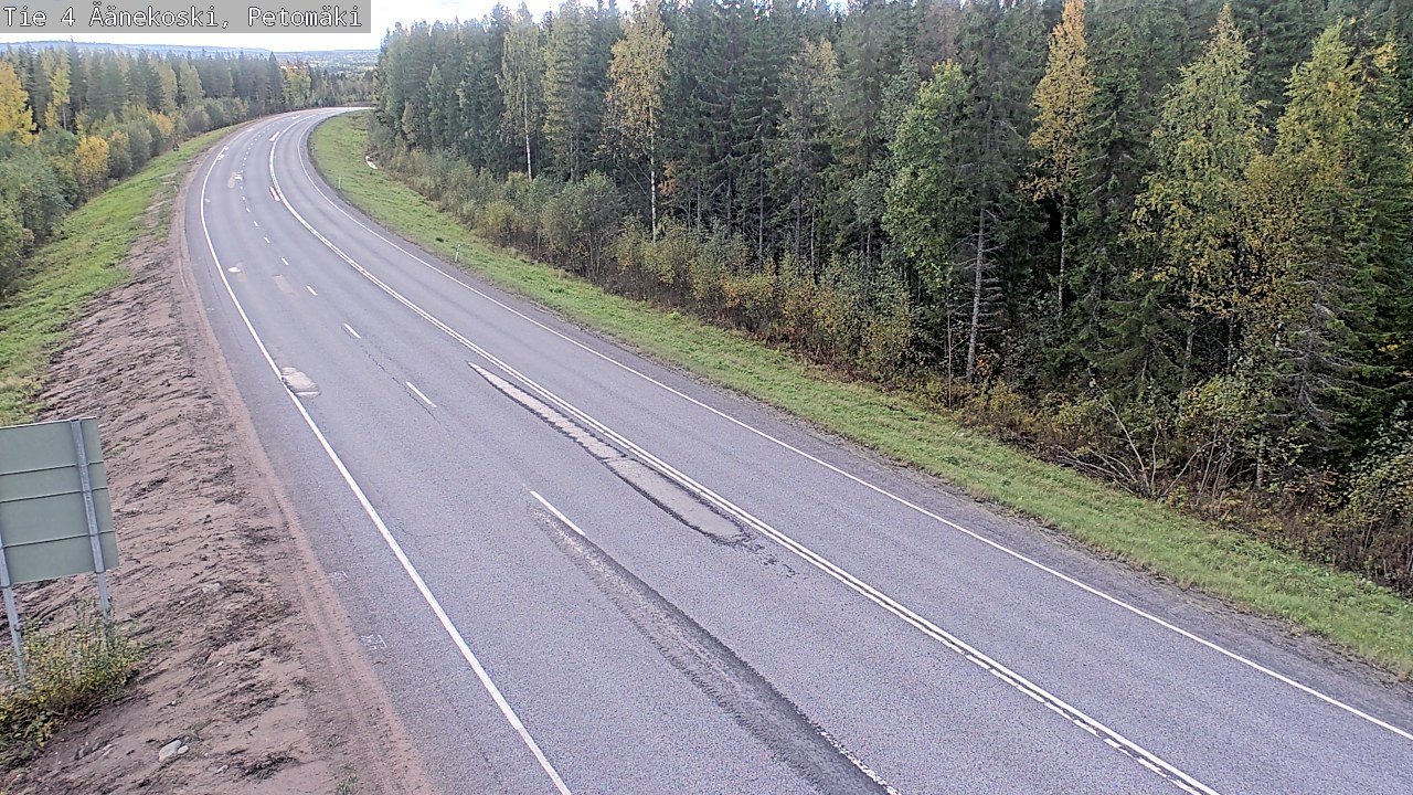 Weather Camera Image Road 4 Äänekoski. PetomäkiPetomäki, Äänekoski, Keski-Suomi