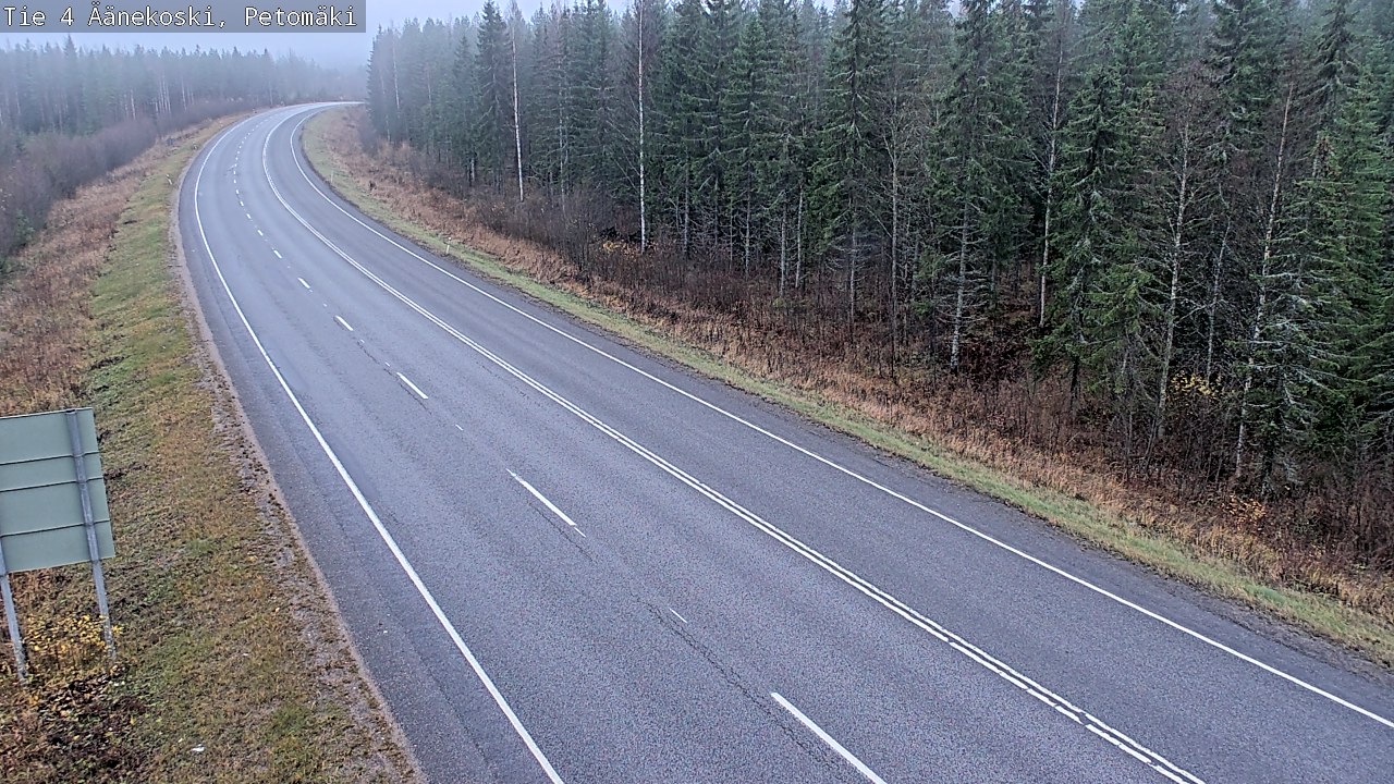 Kelikamerat Kuva Tie 4 Äänekoski. Petomäki, Äänekoski, Keski-Suomi