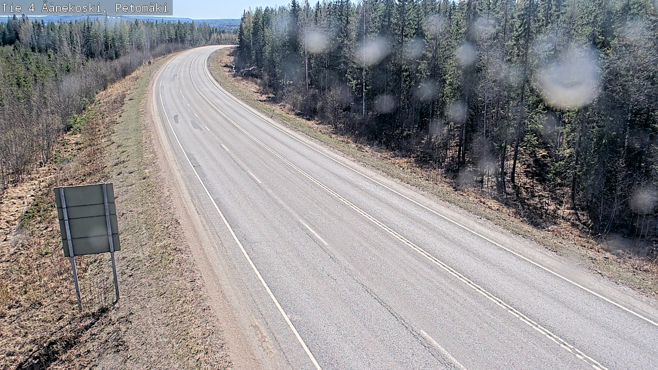 Weather Camera Image Väg 4 Äänekoski. PetomäkiPetomäki, Äänekoski, Keski-Suomi