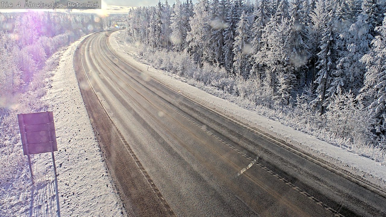 Weather Camera Image Road 4 Äänekoski. PetomäkiPetomäki, Äänekoski, Keski-Suomi