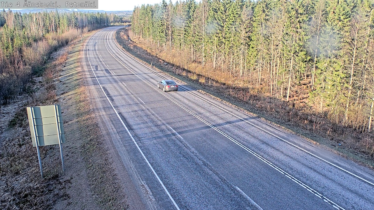 Weather Camera Image Väg 4 Äänekoski. PetomäkiPetomäki, Äänekoski, Keski-Suomi