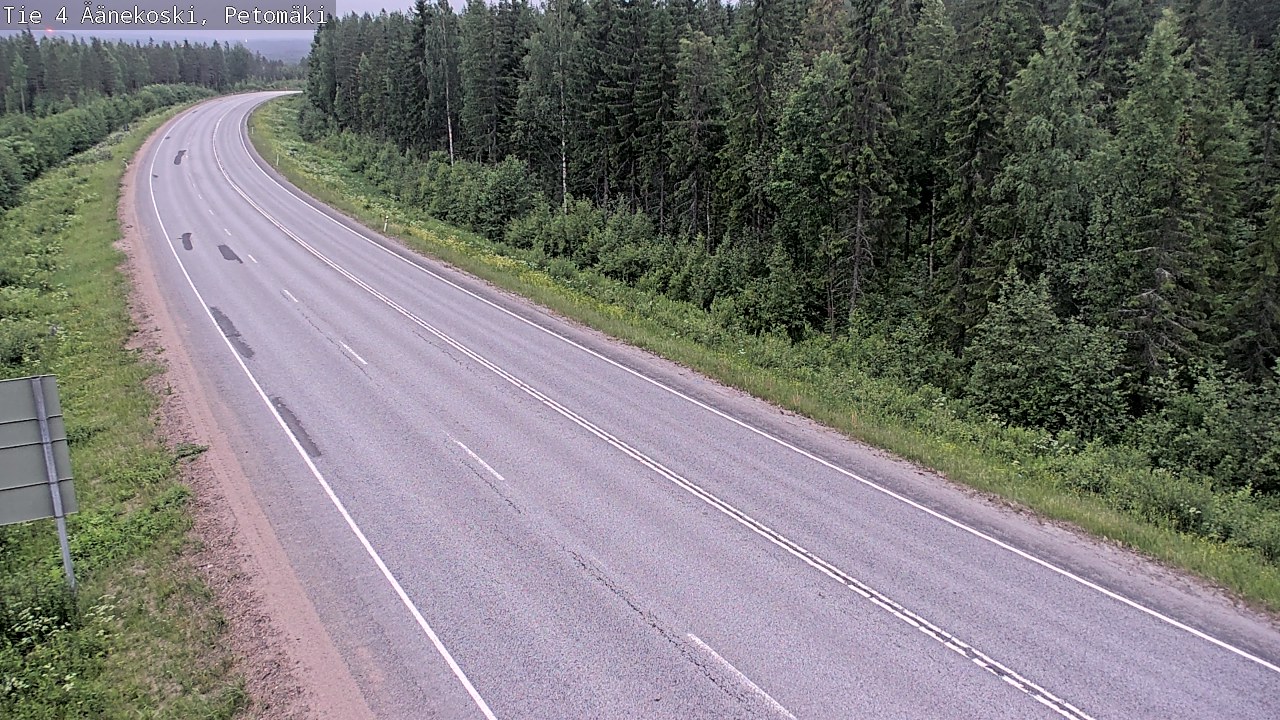 Kelikamerat Kuva Tie 4 Äänekoski. Petomäki, Äänekoski, Keski-Suomi