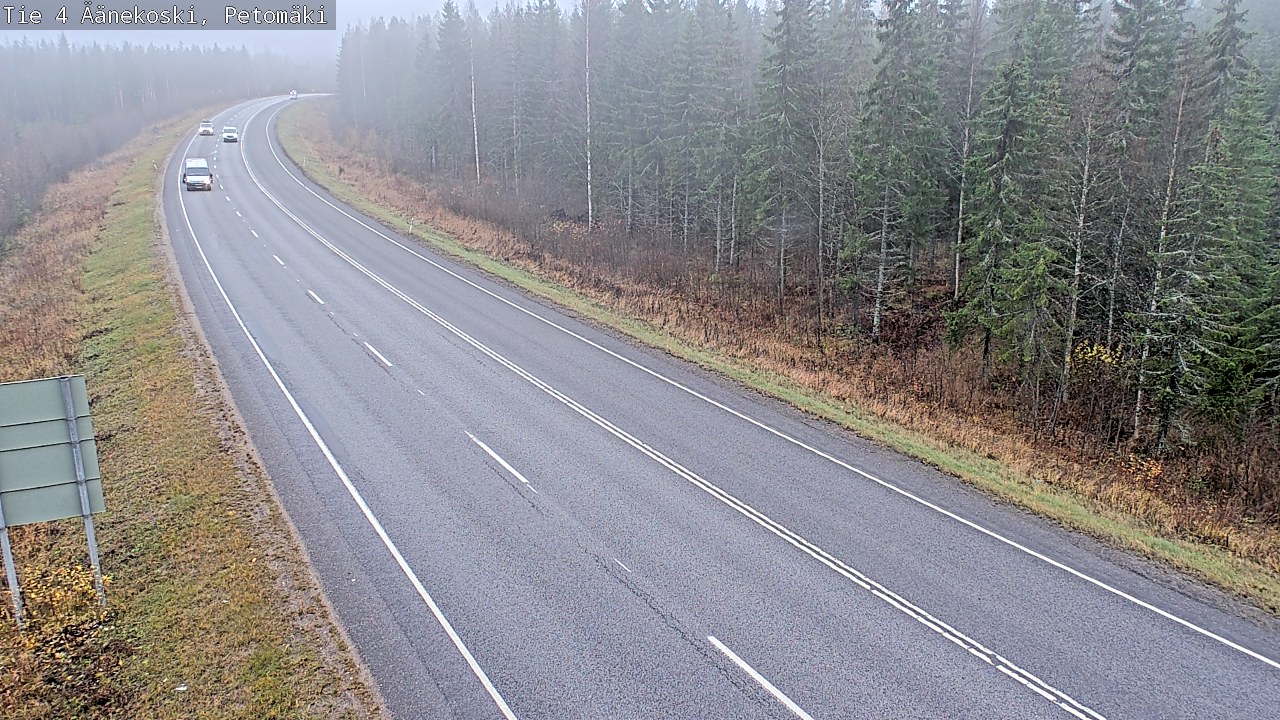 Kelikamerat Kuva Tie 4 Äänekoski. Petomäki, Äänekoski, Keski-Suomi