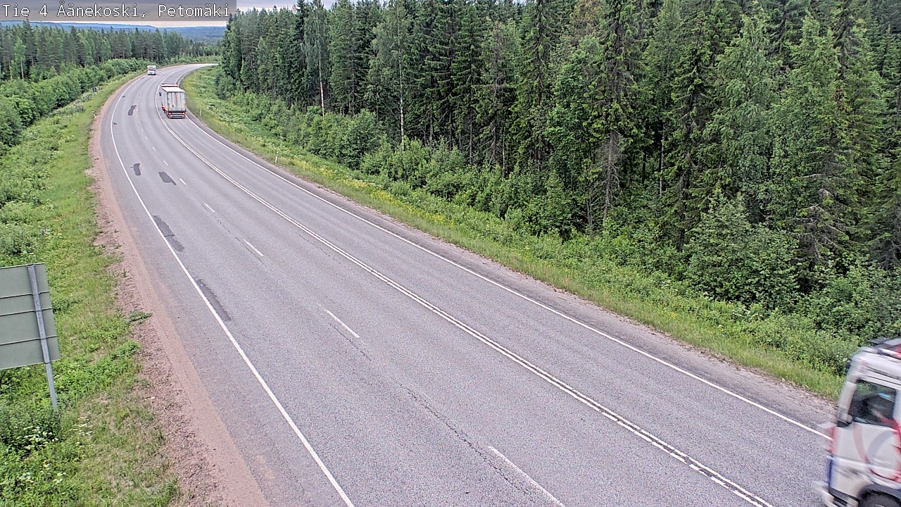 Kelikamerat Kuva Tie 4 Äänekoski. Petomäki, Äänekoski, Keski-Suomi