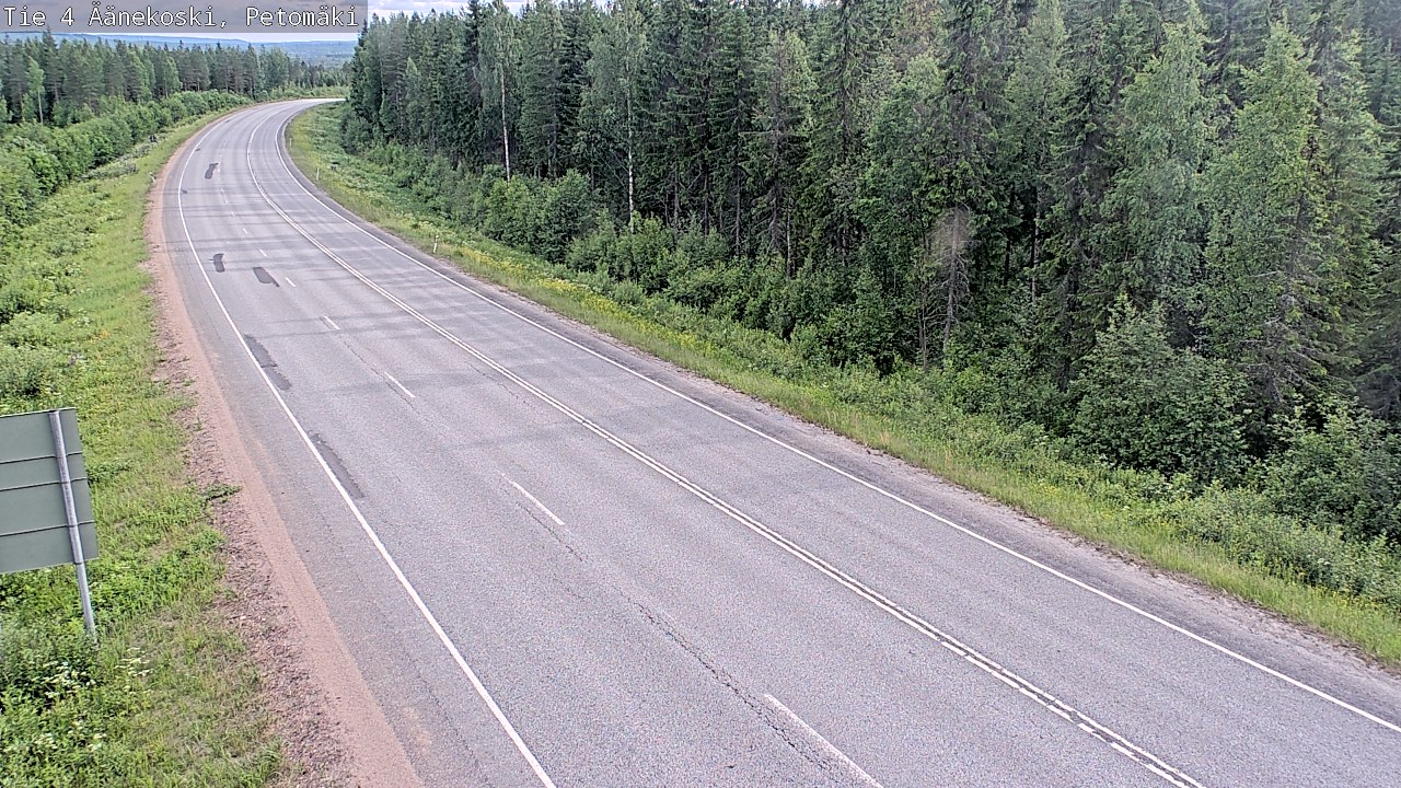 Kelikamerat Kuva Tie 4 Äänekoski. Petomäki, Äänekoski, Keski-Suomi