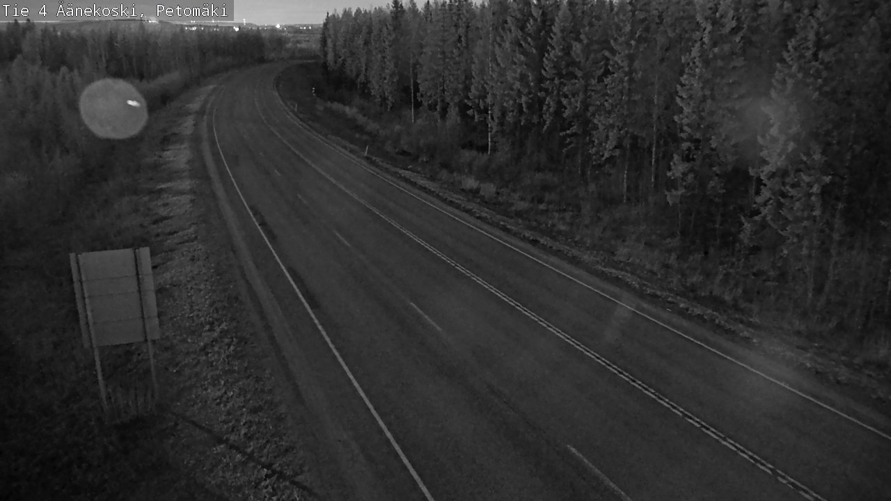 Weather Camera Image Väg 4 Äänekoski. PetomäkiPetomäki, Äänekoski, Keski-Suomi