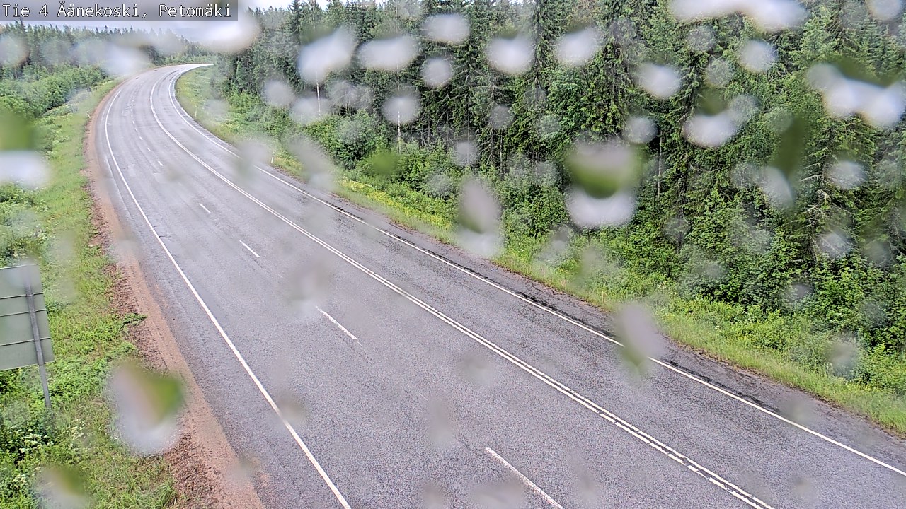 Weather Camera Image Road 4 Äänekoski. PetomäkiPetomäki, Äänekoski, Keski-Suomi