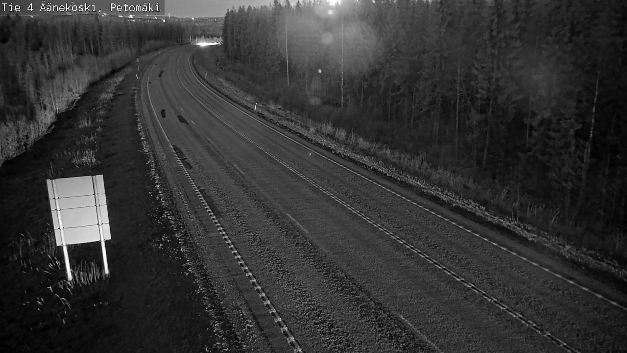 Weather Camera Image Road 4 Äänekoski. PetomäkiPetomäki, Äänekoski, Keski-Suomi