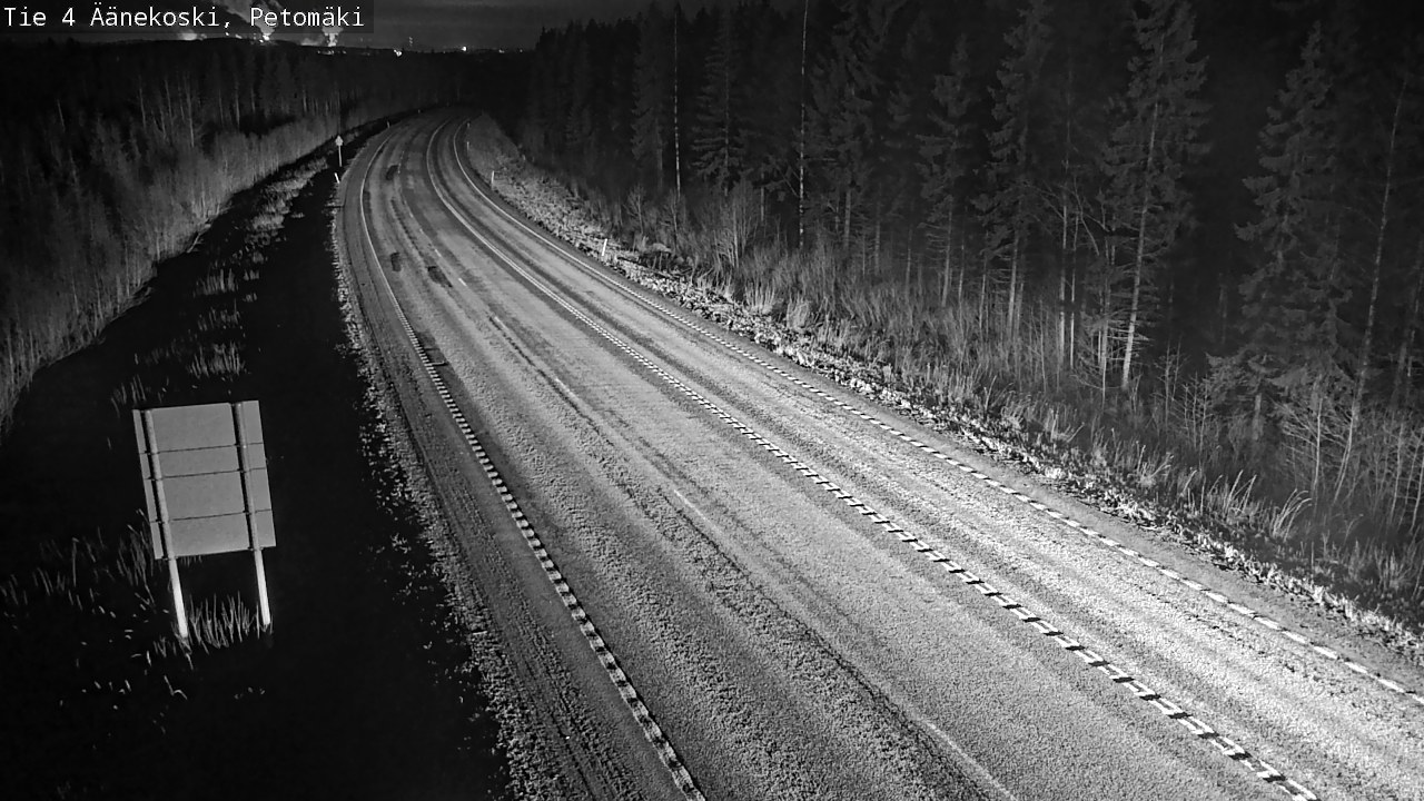 Weather Camera Image Road 4 Äänekoski. PetomäkiPetomäki, Äänekoski, Keski-Suomi