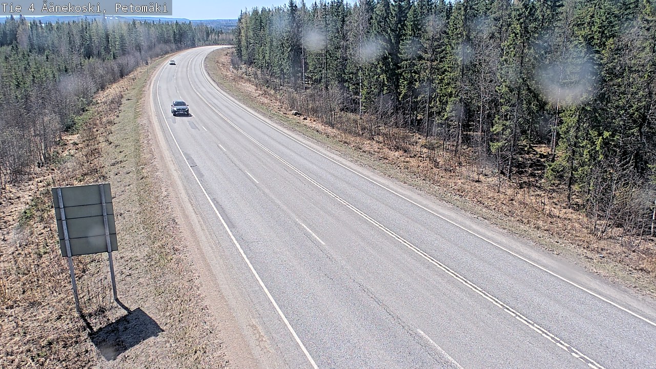 Weather Camera Image Väg 4 Äänekoski. PetomäkiPetomäki, Äänekoski, Keski-Suomi