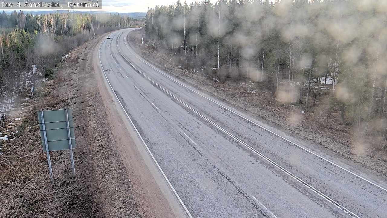 Weather Camera Image Road 4 Äänekoski. PetomäkiPetomäki, Äänekoski, Keski-Suomi