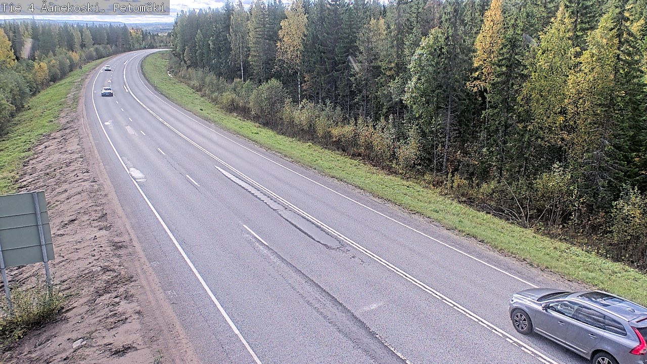 Weather Camera Image Road 4 Äänekoski. PetomäkiPetomäki, Äänekoski, Keski-Suomi