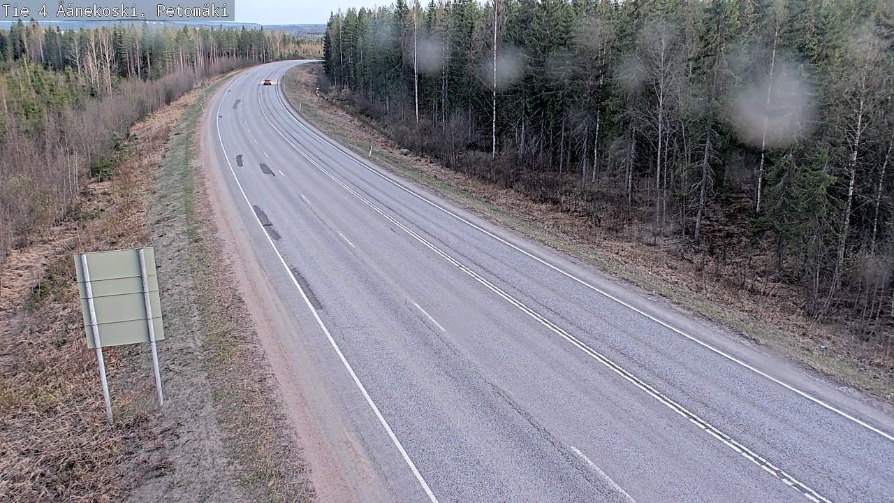Weather Camera Image Väg 4 Äänekoski. PetomäkiPetomäki, Äänekoski, Keski-Suomi